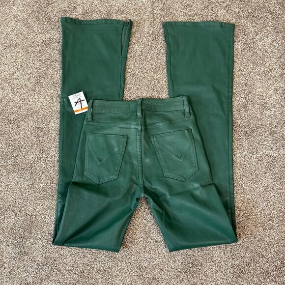 Hudson NWT Womens Size 24 Barbara High Rise Coated Boot Cut Jeans Wicked Holiday - Picture 13 of 15